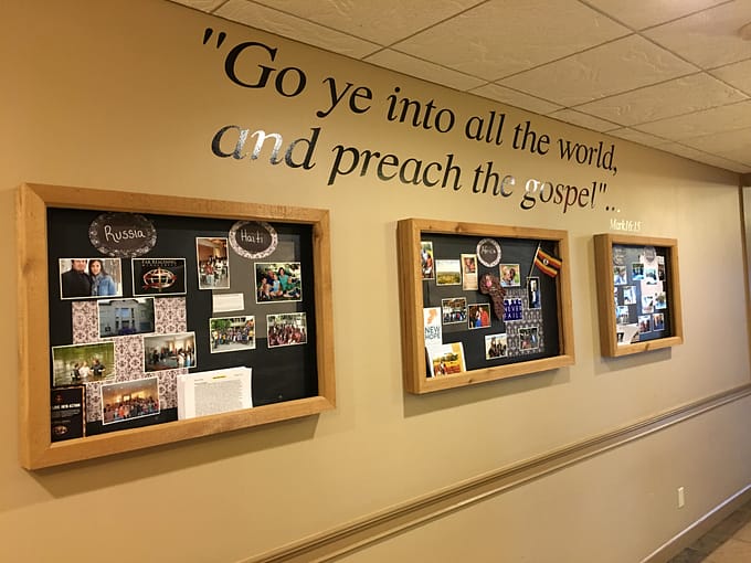 missions board at OPC missions board at OPC